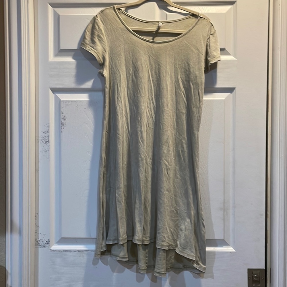 Z Supply Olive Relaxed T-Shirt Dress M